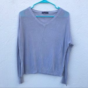 Brandy Melville V-Neck Knit Sweater